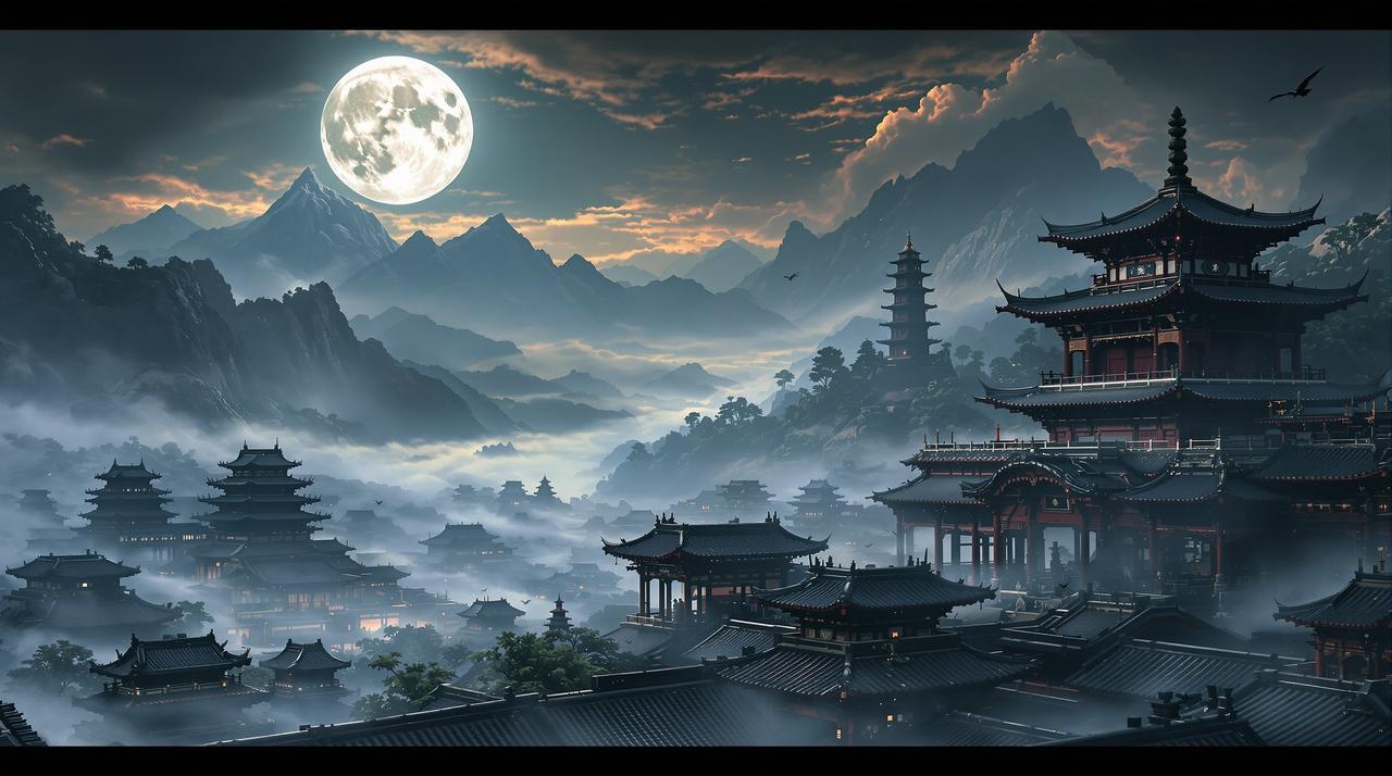 5G影视作品江湖旧事背景图