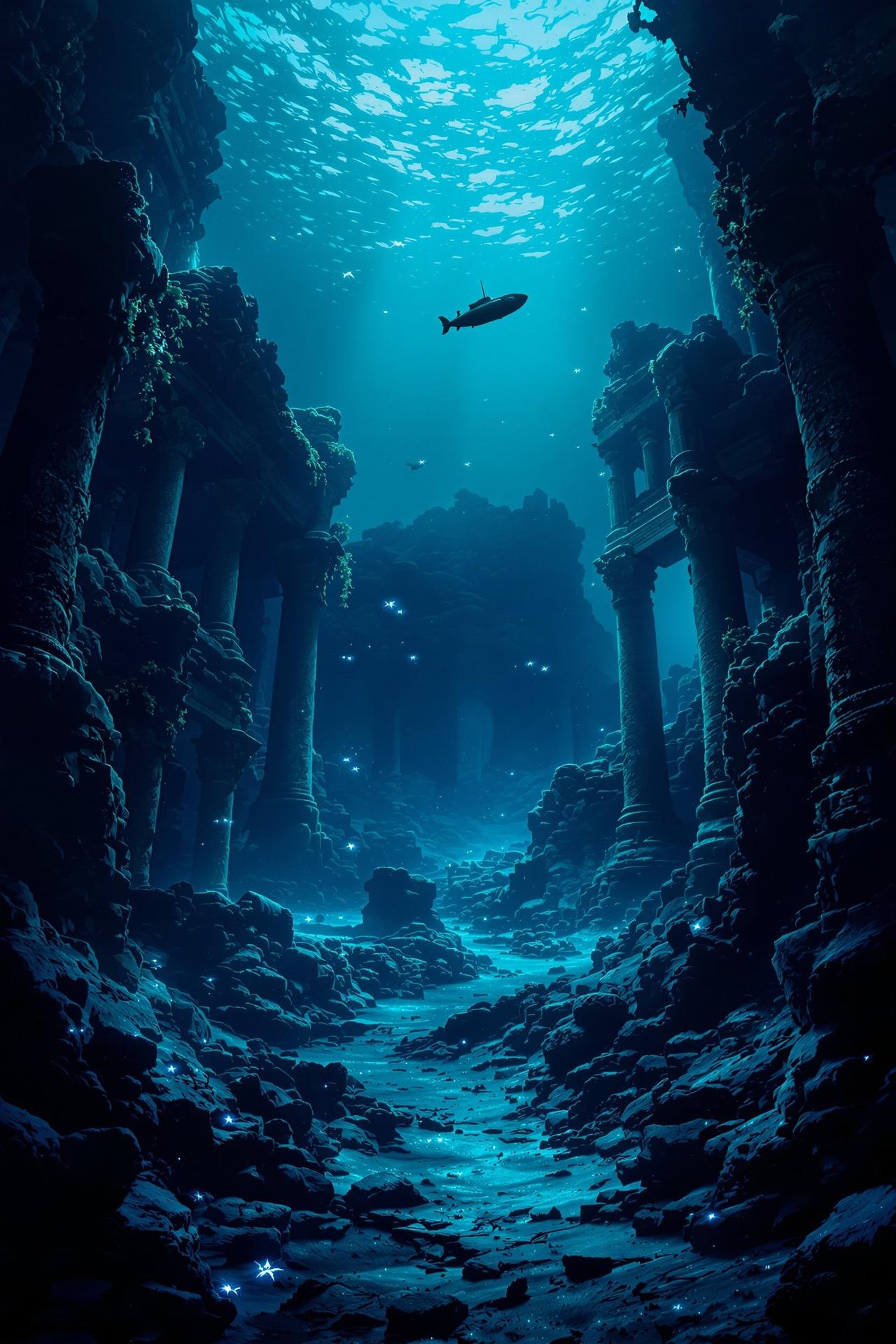 5G影视作品深海探秘海报